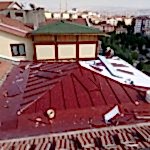 Keçiören, Ankara teras üzeri kenet çatı uygulamamız